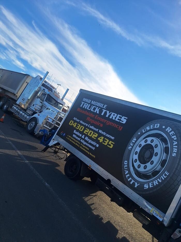 Images MSB Mobile Truck Tyres & Wheel Alignment Truganina
