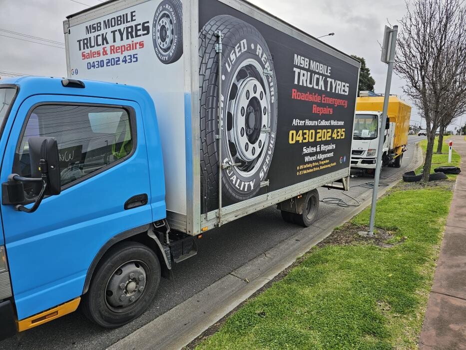 Images MSB Mobile Truck Tyres & Wheel Alignment Truganina