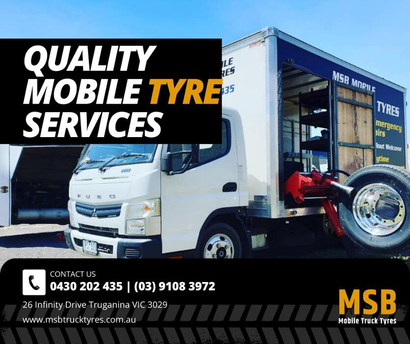 Images MSB Mobile Truck Tyres & Wheel Alignment Truganina