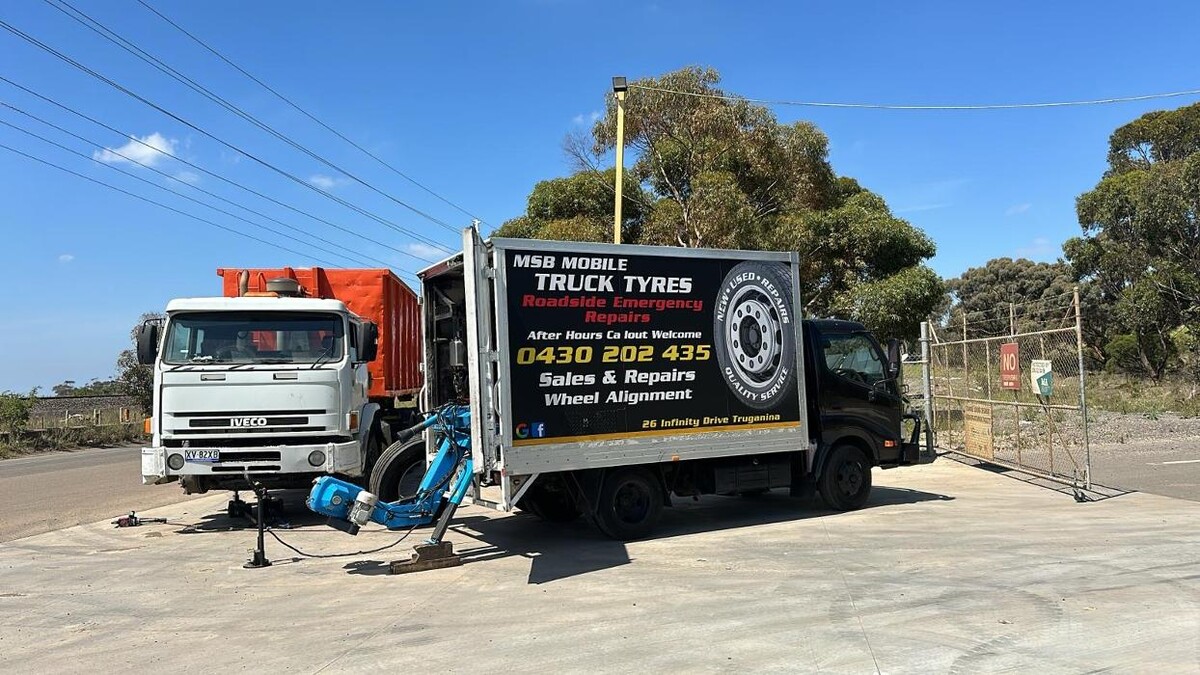 Images MSB Mobile Truck Tyres & Wheel Alignment Truganina