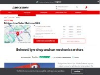 Website Screenshot Bridgestone Select Tyre & Auto Belmont