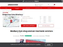 Website Screenshot Bridgestone Select Tyre & Auto Modbury