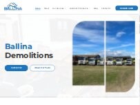 Website Screenshot Ballina Demolitions