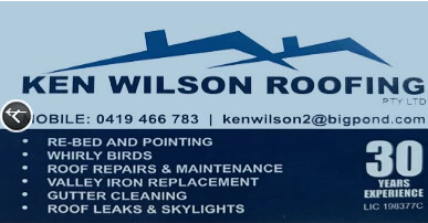 Ken Wilson Roofing Logo