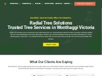 Website Screenshot Radial Tree Solutions