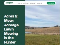 Website Screenshot Acres 2 Mow