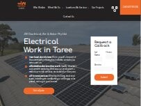 Website Screenshot JW Electrical, Air & Solar