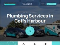 Website Screenshot Aqua Blue Plumbing Services