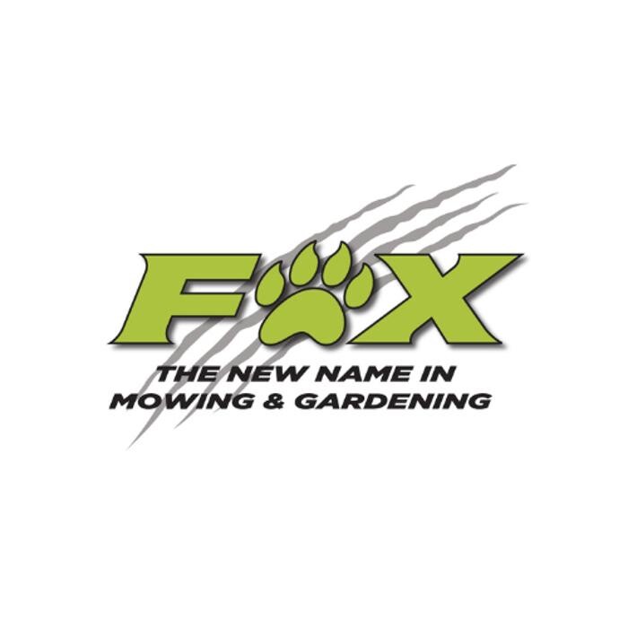 Fox Mowing & Gardening Sutherland | Lawn Mowing and Gardening Maintenance #1 Lawn Services, Soft Landscaping Logo