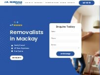 Website Screenshot JR Removals Mackay