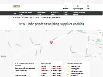 Website Screenshot SPW - Independent Welding Supplies