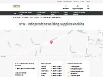 Website Screenshot SPW - Independent Welding Supplies