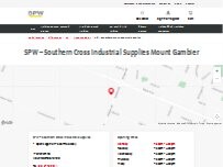 Website Screenshot SPW – Southern Cross Industrial Supplies