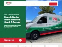 Website Screenshot Foam & Rubber Industries