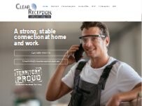 Website Screenshot Clear Reception