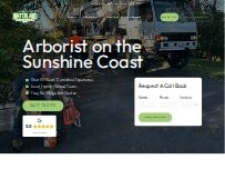 Website Screenshot Hinterland Tree and Stump Removal Sunshine Coast