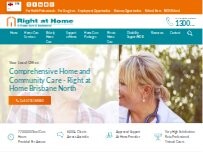 Website Screenshot Right at Home Brisbane North