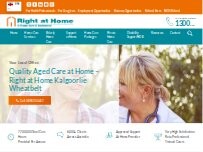 Website Screenshot Right at Home Kalgoorlie Wheatbelt