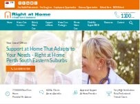 Website Screenshot Right at Home Perth South Eastern Suburbs