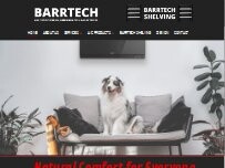 Website Screenshot Barrtech Air Conditioning  Refrigeration & Electrical