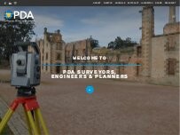 Website Screenshot PDA Surveyors  Engineers Planners