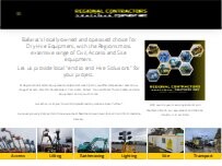Website Screenshot Regional Contractors Equipment Hire (Ballarat Hire Pty Ltd)