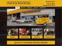 Website Screenshot Truck & Car Brake Service Pty Ltd