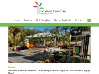Website Screenshot Possum Paradise Landscape Supplies