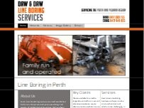 Website Screenshot Daw & Daw Line Boring Services