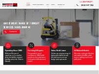 Website Screenshot 1800 Forklift