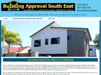 Website Screenshot Building Approval South East Pty Ltd