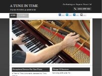 Website Screenshot A Tune in Time