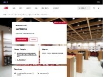Website Screenshot New Balance Outlet Canberra