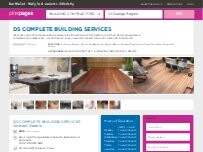 Website Screenshot DS Complete Building Services House Renovation Kitchen & Bathroom Renovations