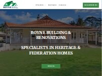 Website Screenshot Boyne Building & Renovations