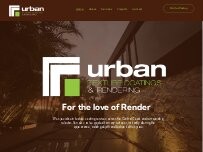 Website Screenshot Urban Texture Coatings & Rendering