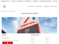 Website Screenshot Ampol Foodary Dalby