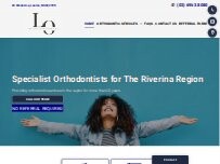 Website Screenshot Leeton Orthodontics