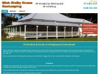 Website Screenshot Mick Bileby House Restumping