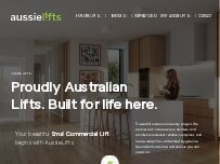 Website Screenshot Aussie Lifts