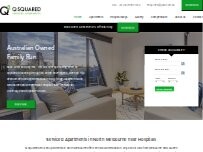 Website Screenshot Q Squared Serviced Apartments