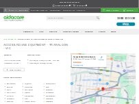 Website Screenshot Aidacare - Mobility & Healthcare Equipment