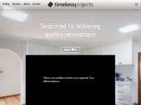 Website Screenshot Timeless Projects