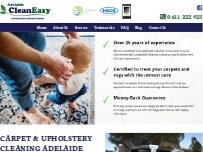 Website Screenshot Adelaide Cleaneasy - Carpet Cleaning Adelaide