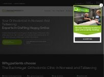 Website Screenshot The Bachmayer Orthodontic Clinic