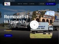 Website Screenshot Gantic Removals Ipswich