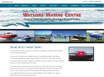 Website Screenshot Watson's Marine Centre