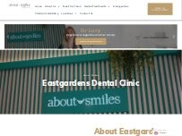 Website Screenshot About Smiles Eastgardens