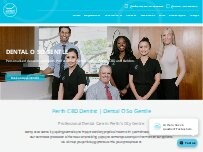 Website Screenshot Dental O So Gentle St Georges Terrace