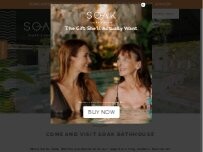 Website Screenshot Soak Bathhouse - Alexandria